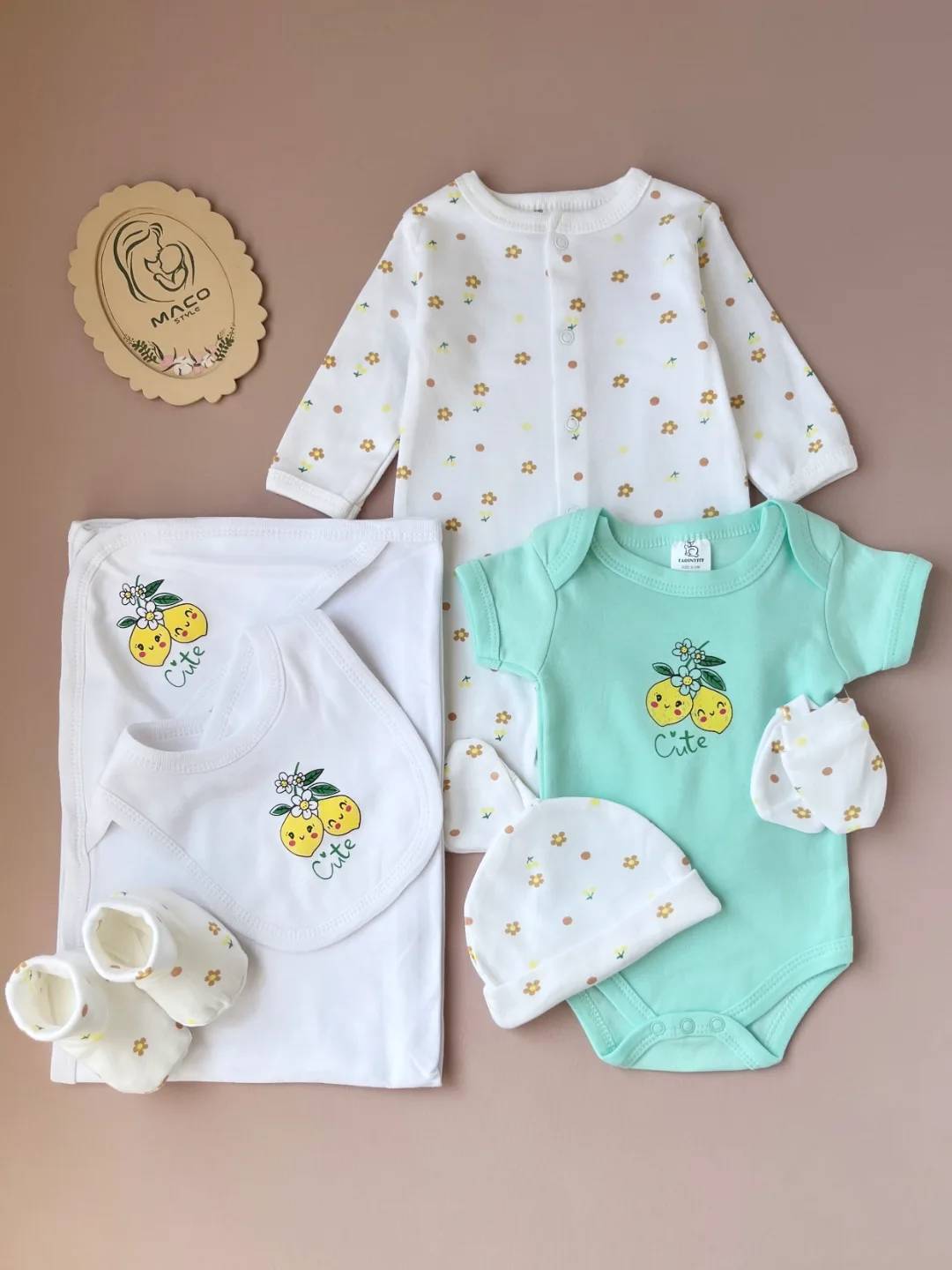 ست هفت تکه وارداتی 🍋 
کد:1233