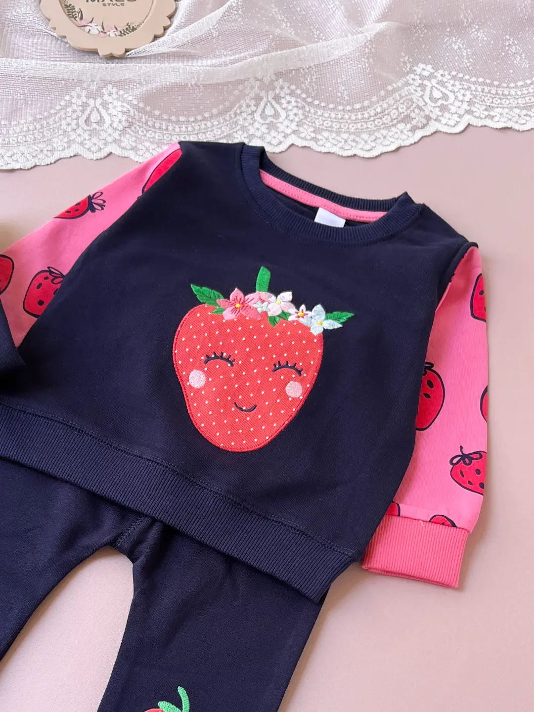 ست دخترانه توت فرنگی 🍓 کد:۱۳۱۲