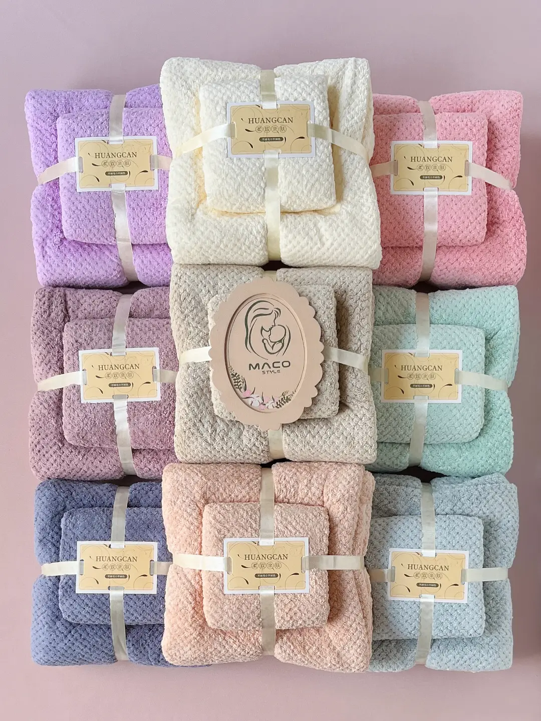 ست دو تیکه حوله وارداتی کد:۱۳۴۷