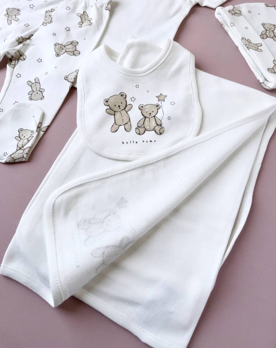 ست پنج تکه وارداتی 🧸🧸
کد :1214