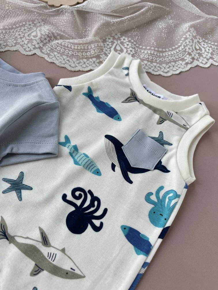 ست سه تکه وارداتی 🐙🐋 کد:1286