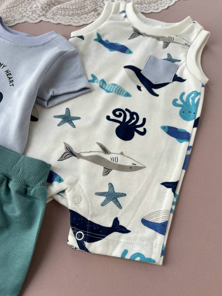ست سه تکه وارداتی 🐙🐋 کد:1286